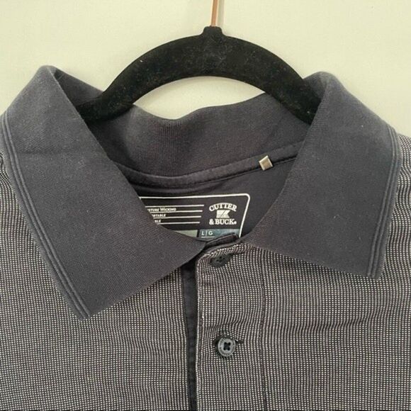 Cutter & buck polo mens Cleveland Indians navy mens polo size large - Picture 6 of 8